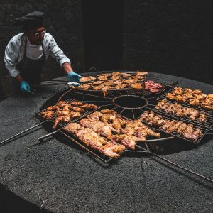 Barbacoa Premoldeada de Hormigón Refractario